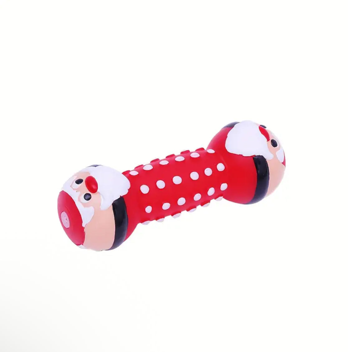 Christmas series dog squeaky dumbbells