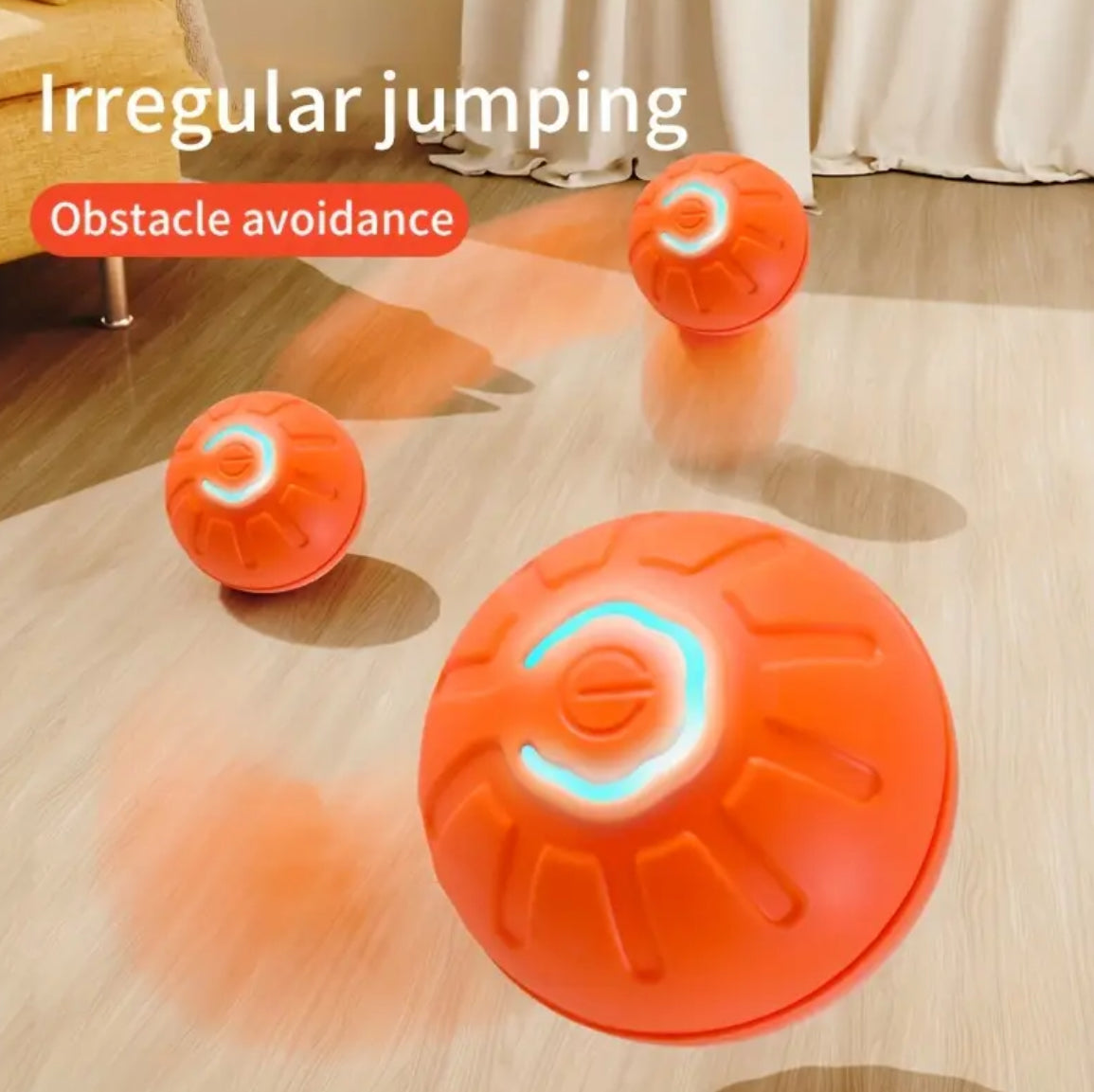 Interactive Electric Jumping Ball Dog Toy