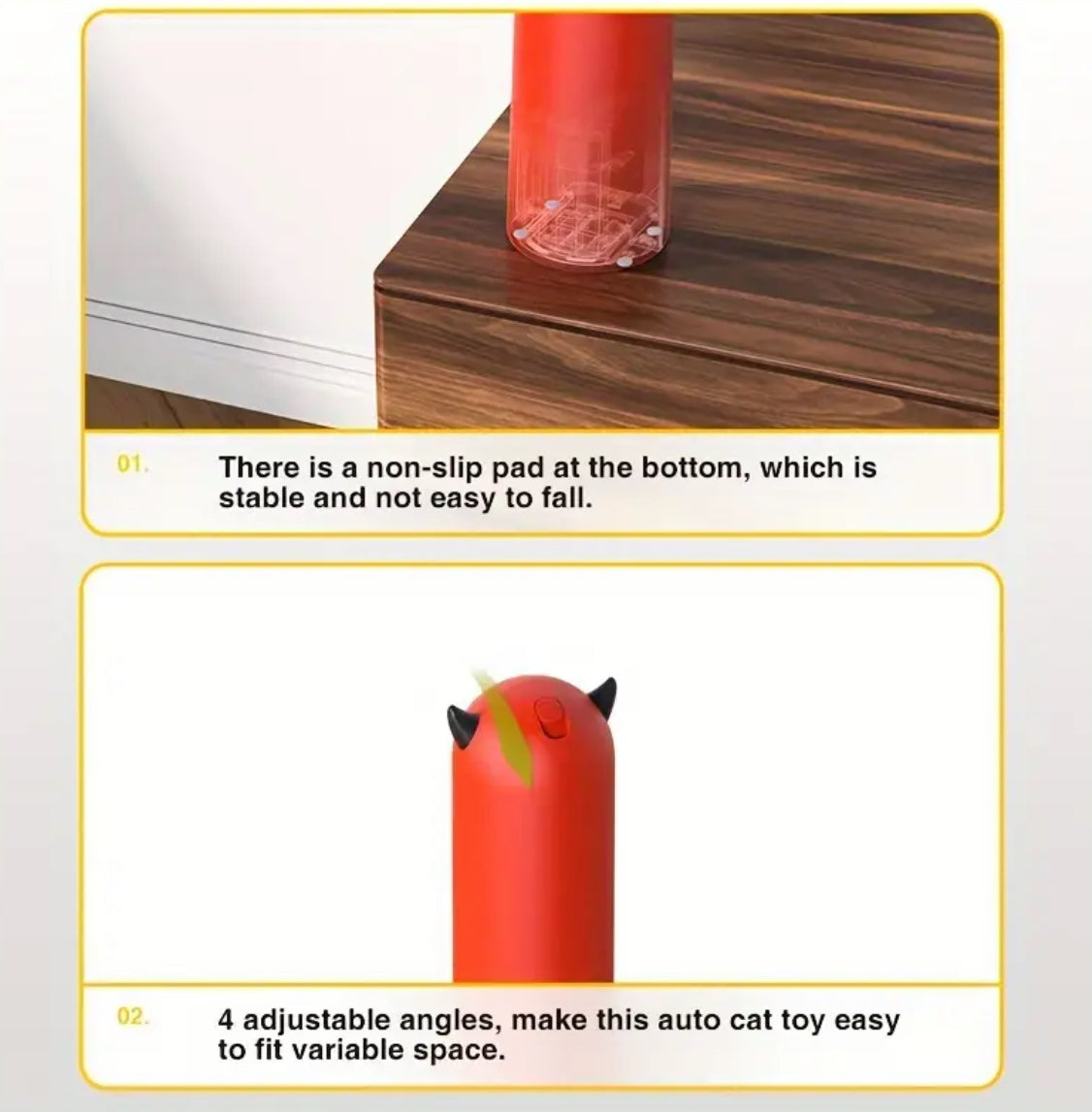 Auto-Rotating Laser Cat Toy