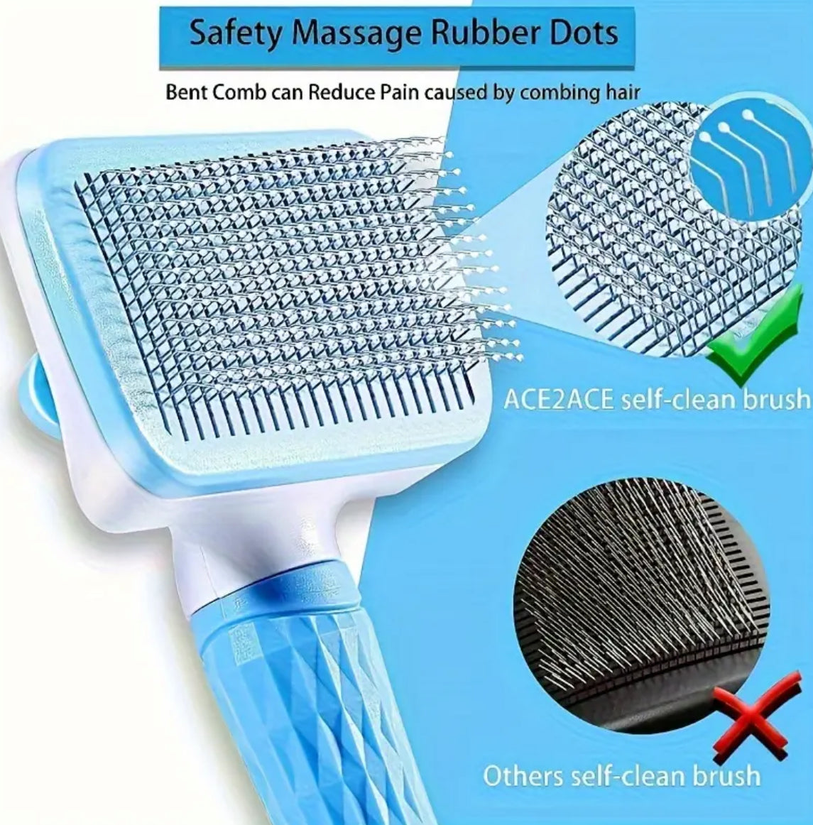 Pet Deshedding Grooming Brush