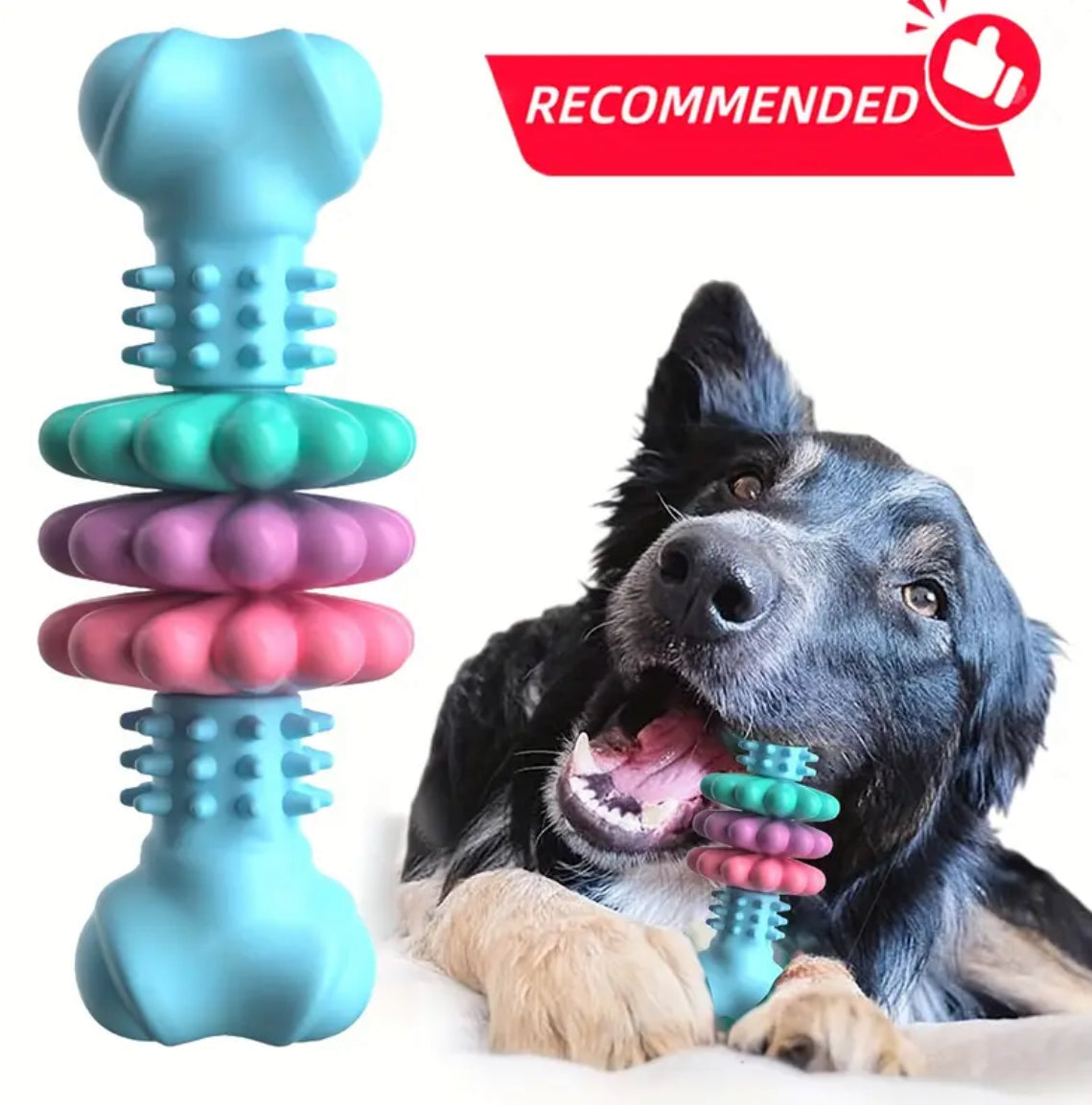 Indestructible Dog Chew Bone Toy