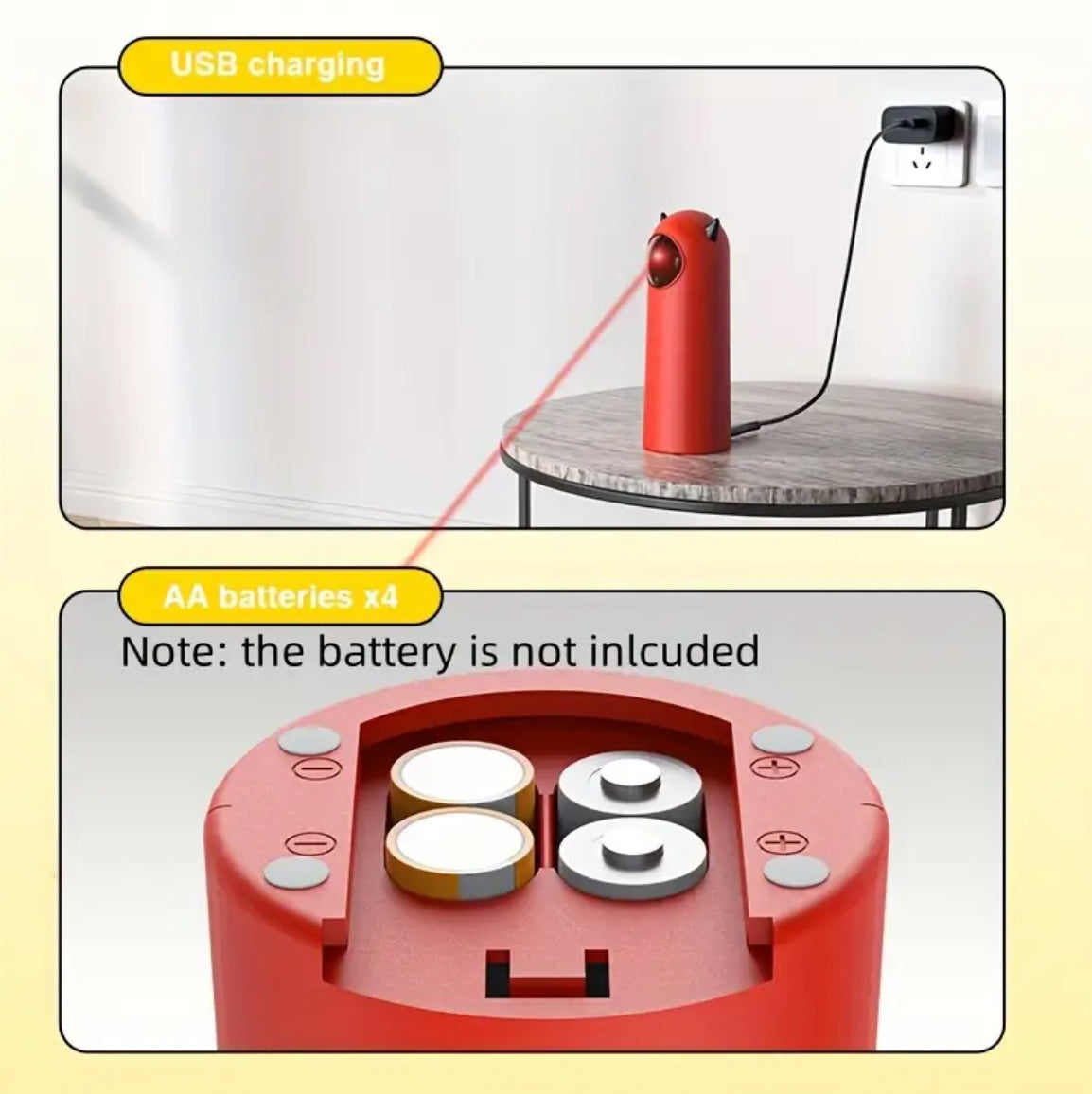 Auto-Rotating Laser Cat Toy