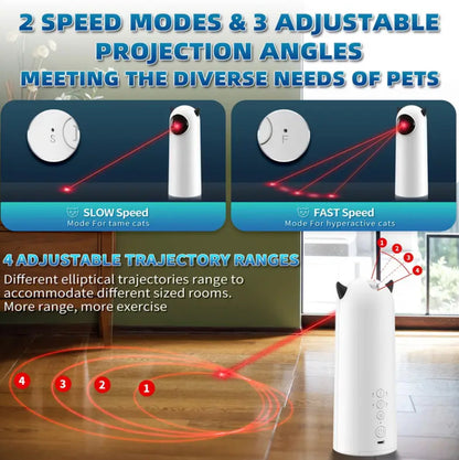 Auto-Rotating Laser Cat Toy