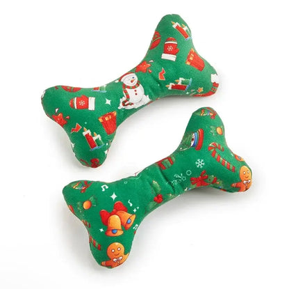 Squeaky Dog Toy Bone