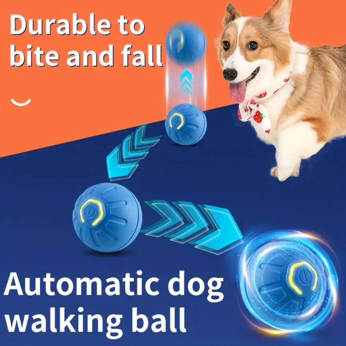 Interactive Electric Jumping Ball Dog Toy