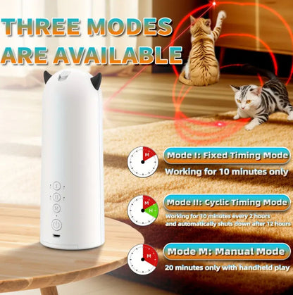 Auto-Rotating Laser Cat Toy