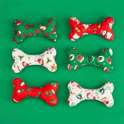 Squeaky Dog Toy Bone