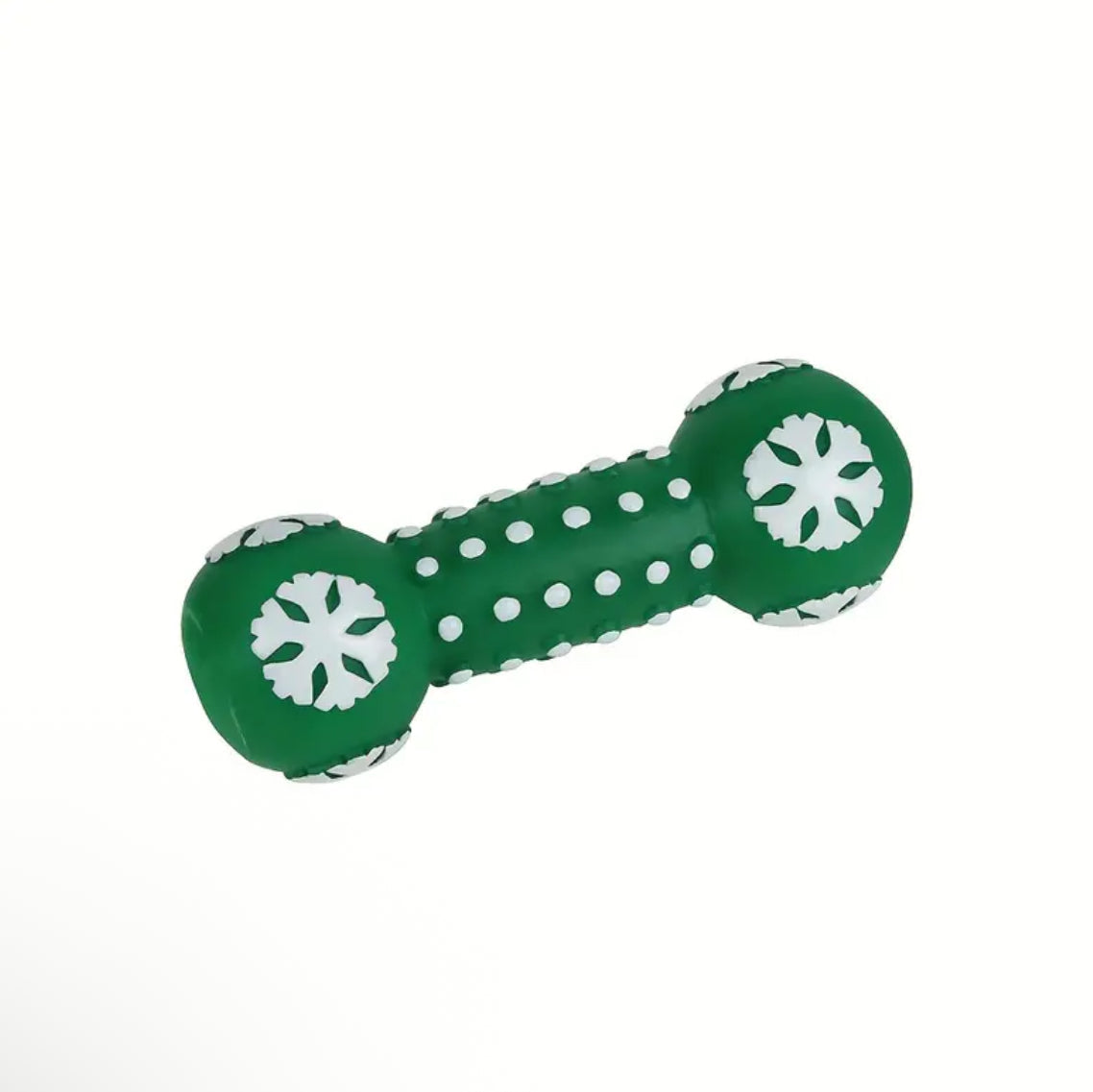 Christmas series dog squeaky dumbbells